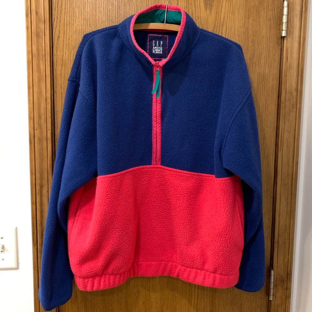 Vintage Gap Arctic Fleece pullover size small